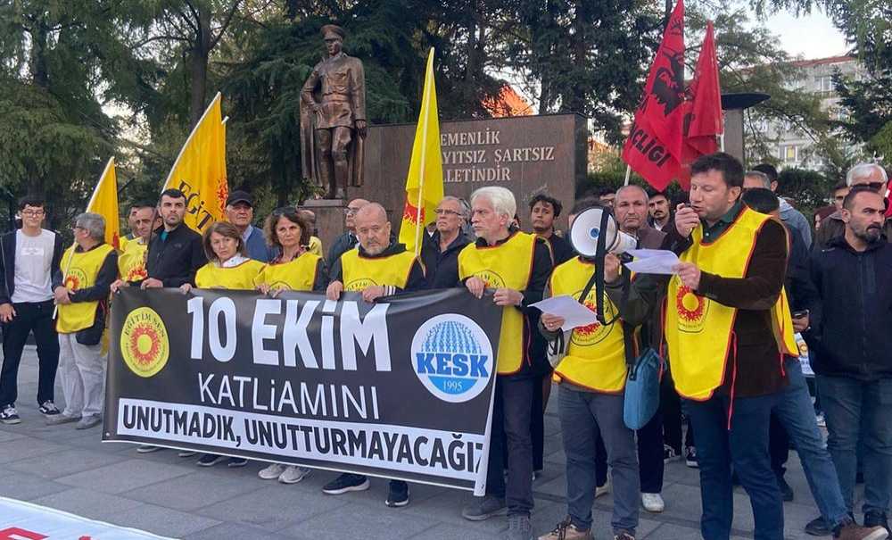 10 Ekim'in Yıl Dönümü Unutulmadı