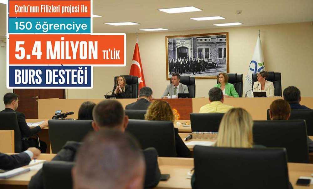 150 Öğrenci “Çorlu'nun Filizleri” Ile Desteklenecek