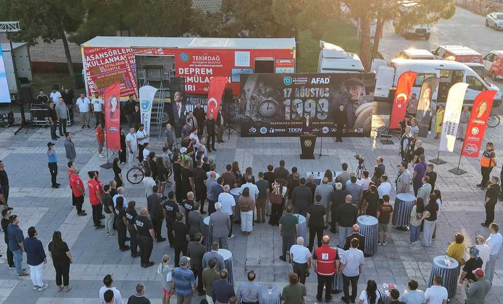 17 Ağustos Marmara Depremi Anma Etkinliğine Düzenlendi