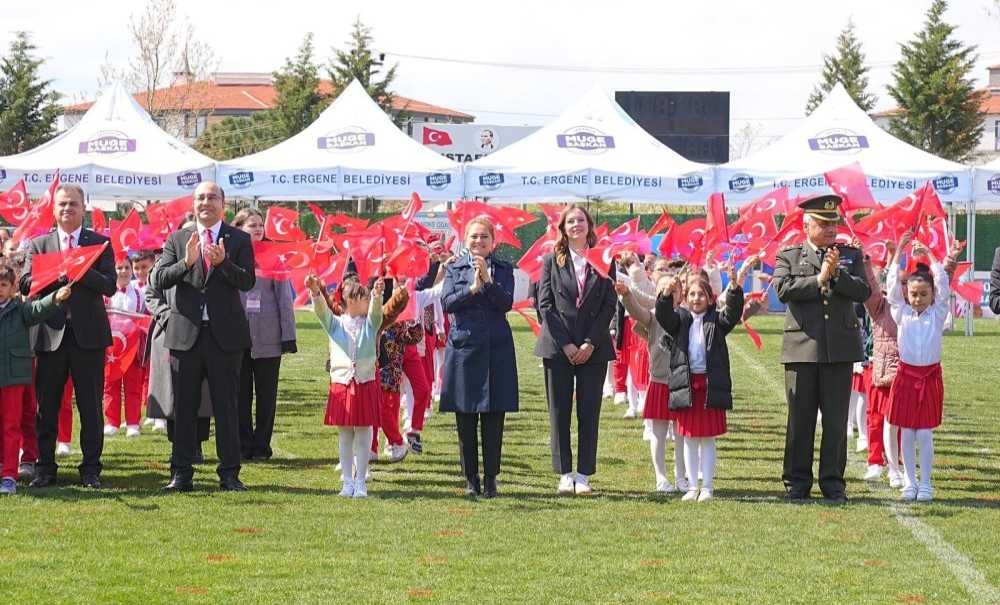 23 Nisan Coşkusu Ergene'yi Sardı