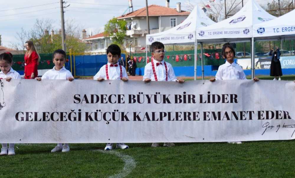 23 Nisan Coşkusu Ergene'yi Sardı