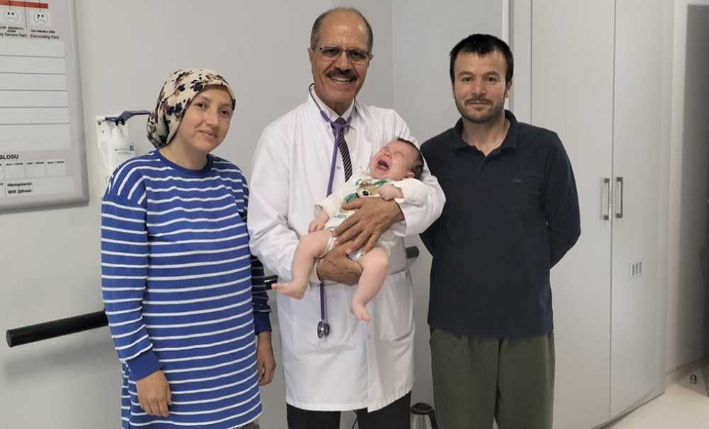 3 Aylık Bebek Sağlığına Kavuştu