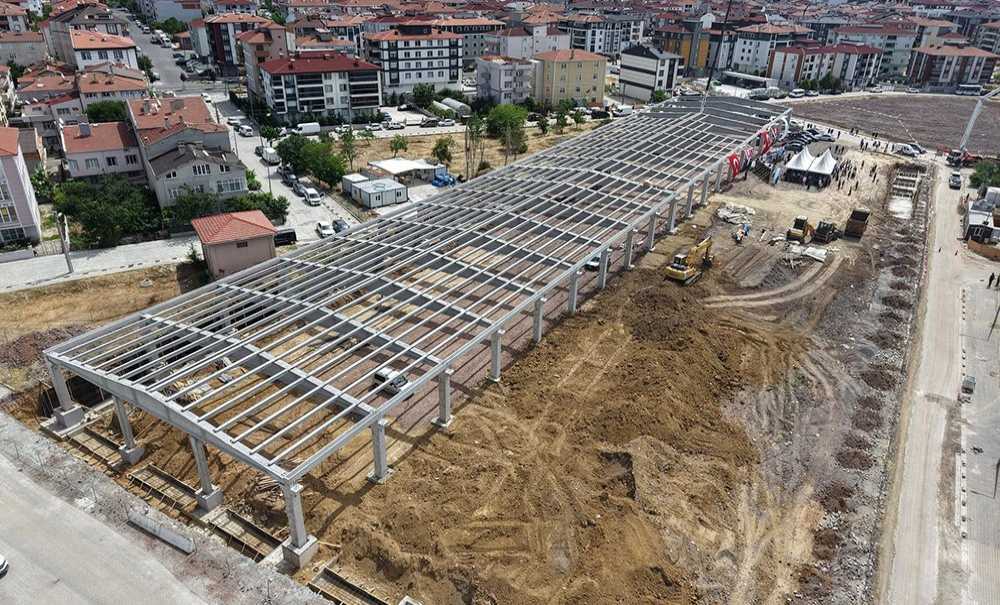 3. Kapalı Pazar Yeri̇ni̇n Temeli̇ Atıldı
