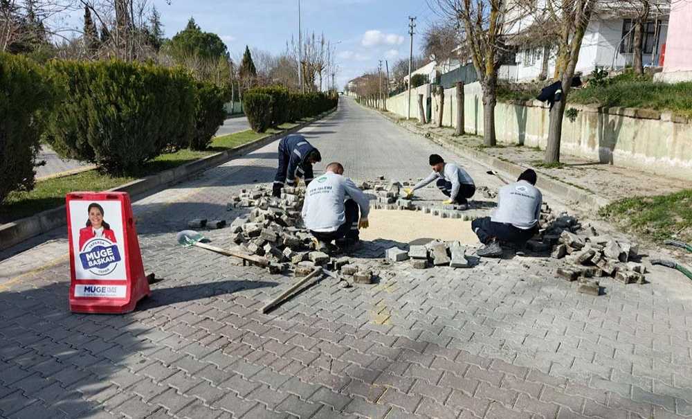 3 Mahallede Kilit Taşı Döşemesi Yapıldı