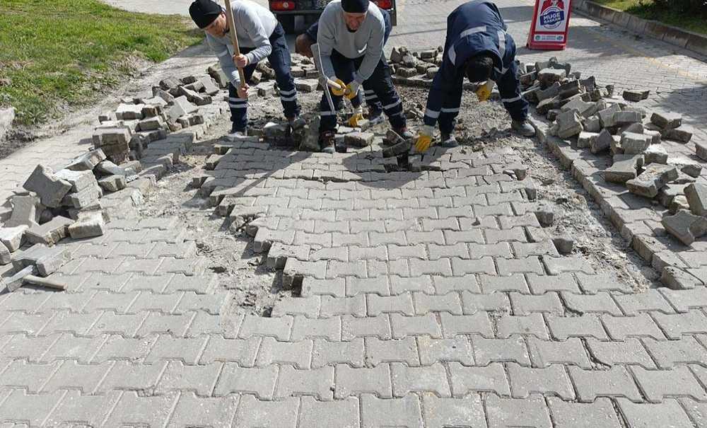 3 Mahallede Kilit Taşı Döşemesi Yapıldı