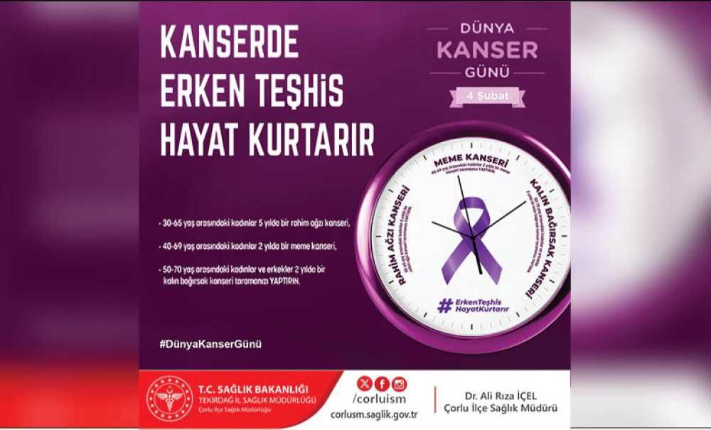 4 Şubat Dünya Kanser Günü'yle İlgili Açıklama
