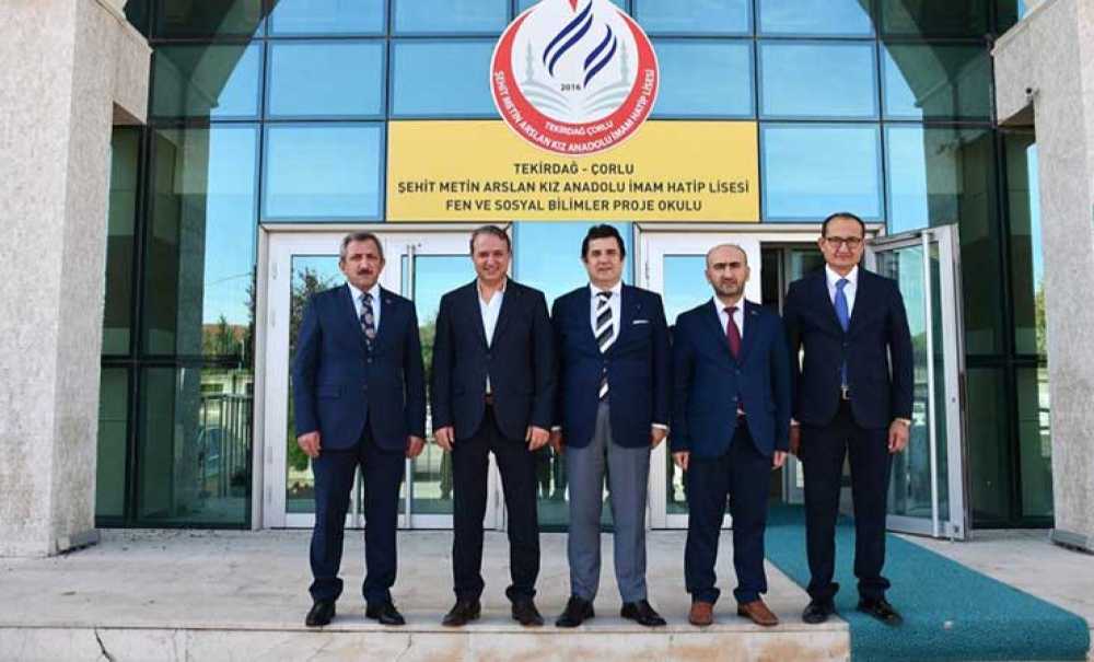 Abdülaziz Yeniyol, İmam Hatip Lisesini Ziyaret Etti