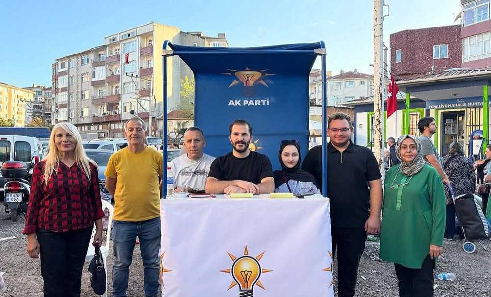 Ak Parti Üyelik Standı Açtı