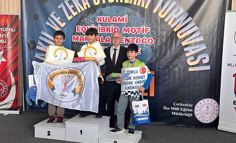 Akıl Ve Zeka Oyunlarında Çorlu İl 1. Oldu