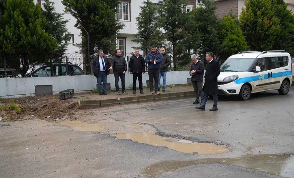 Altyapı Nedeniyle Bozulan Yollar İncelendi