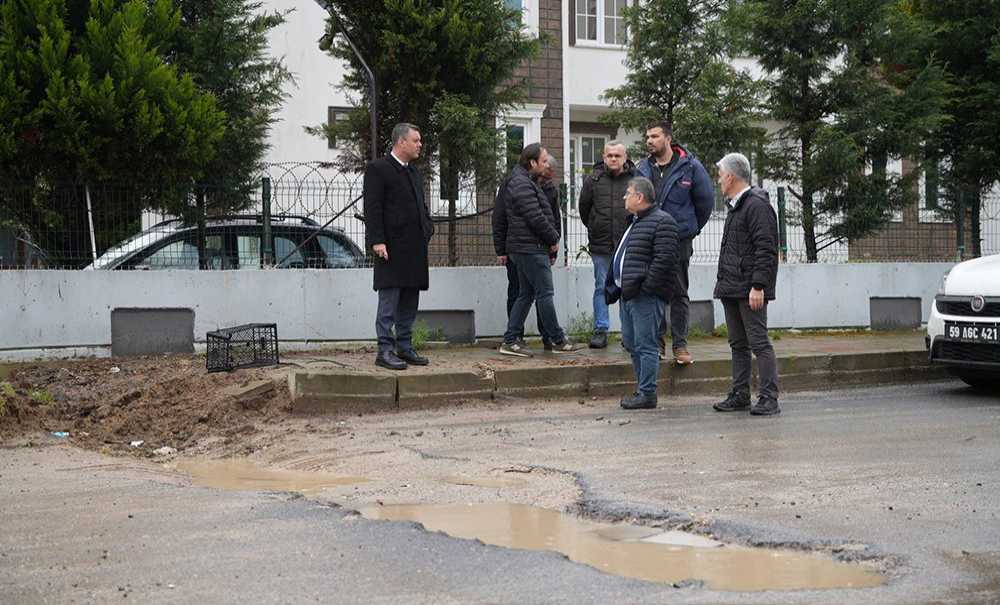Altyapı Nedeniyle Bozulan Yollar İncelendi