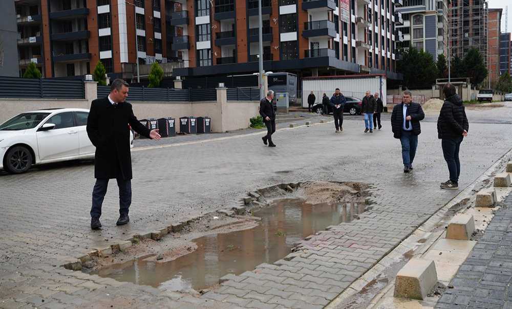 Altyapı Nedeniyle Bozulan Yollar İncelendi