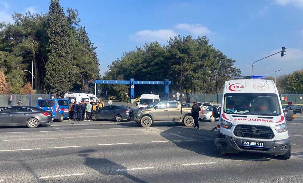 Ambulansın Karıştığı Kazada Yaralanan Olmadı