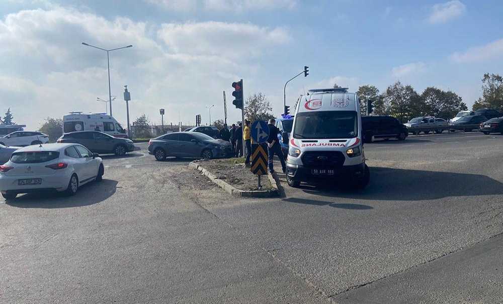 Ambulansın Karıştığı Kazada Yaralanan Olmadı