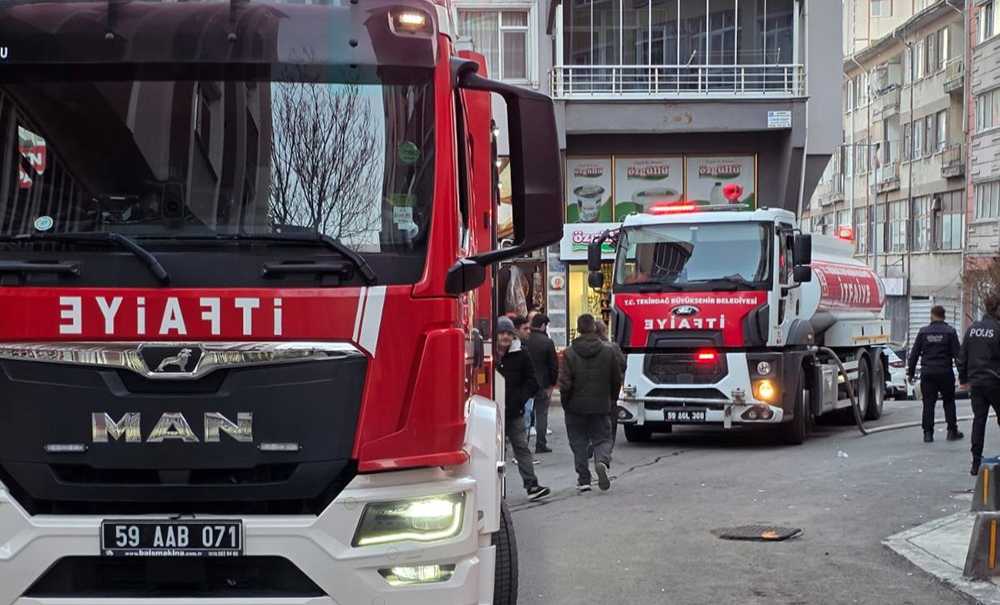 Apartmanın Bodrum Katında Korkutan Yangın