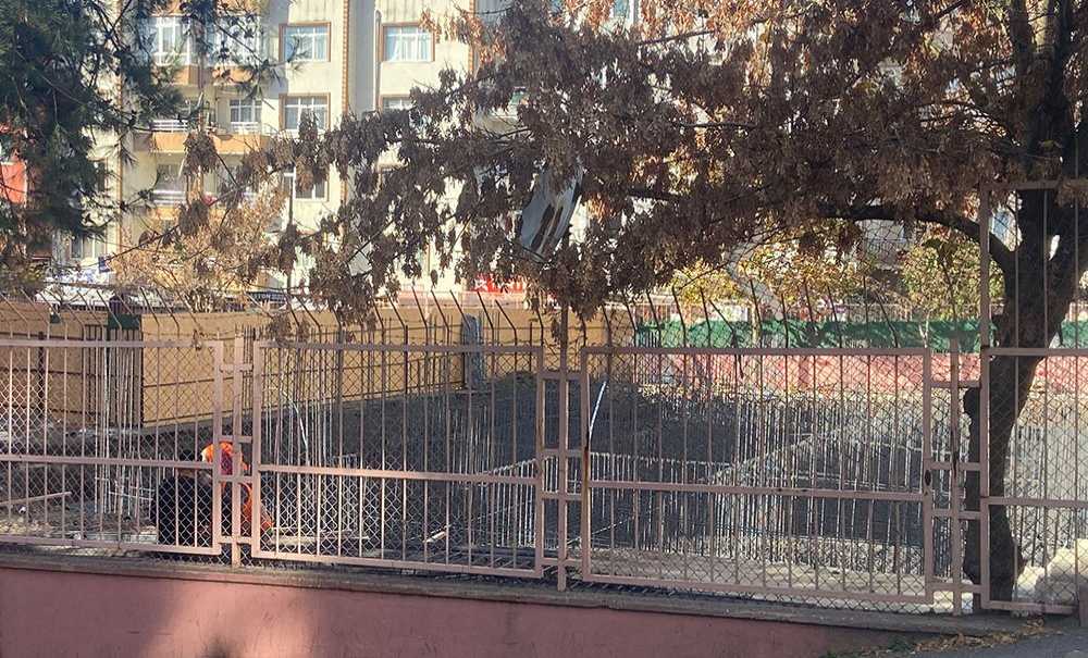 Atatürk İlkokulunda Çalışmalar Devam Ediyor