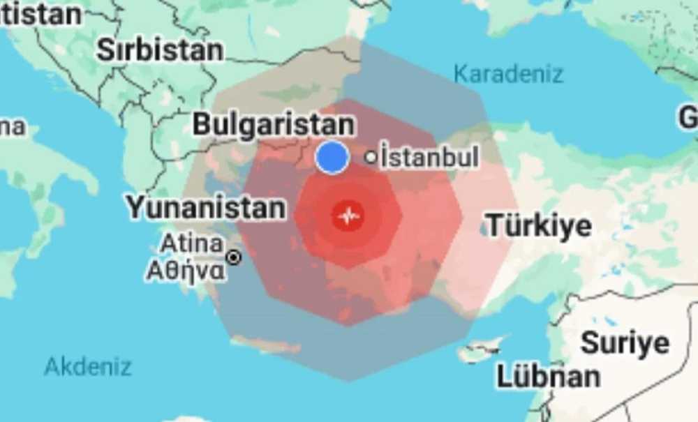 Balıkesir Merkezli Deprem Çorlu'da Hissedildi