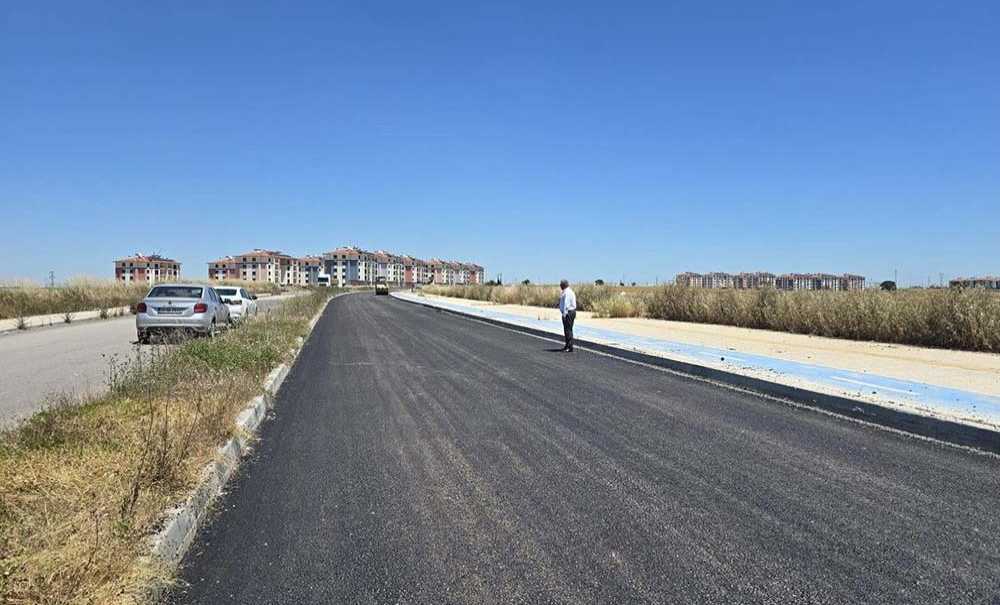 Başkan Şahpaz, Asfalt Çalışmalarını İnceledi