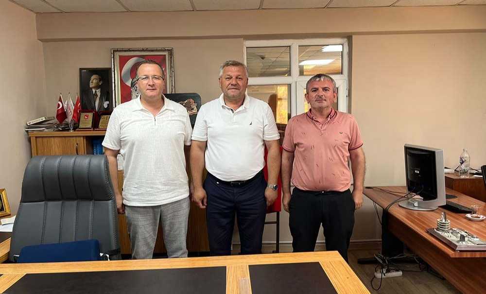 Başkan Şahpaz'dan Gazetemize Ziyaret