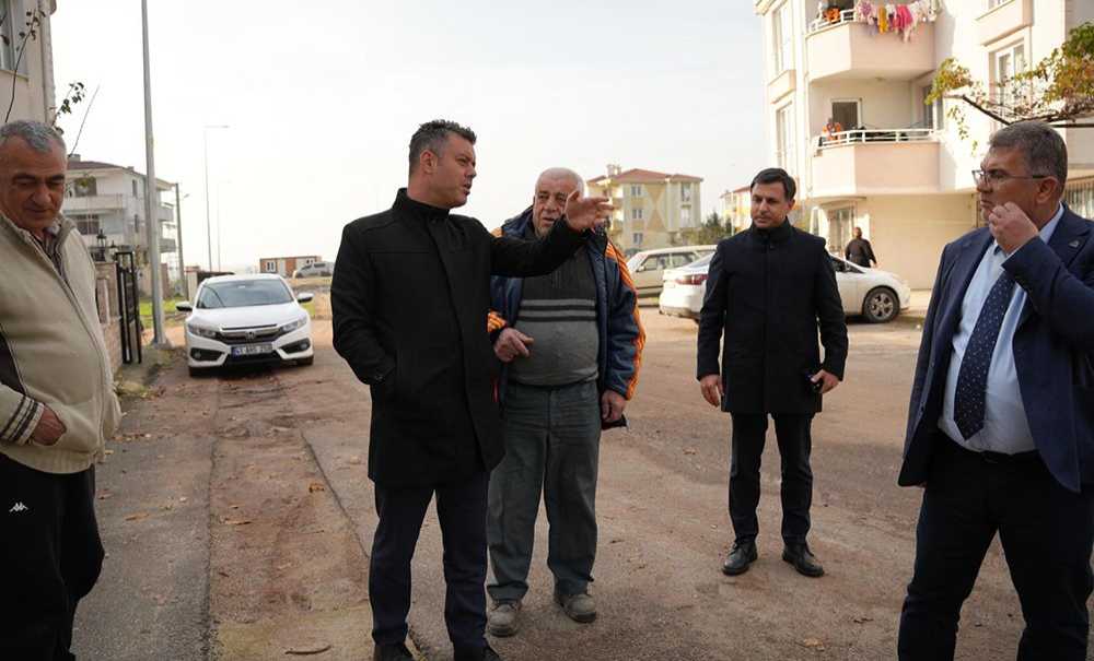 Başkan Sarıkurt Çalışmaları Yerinde İnceledi