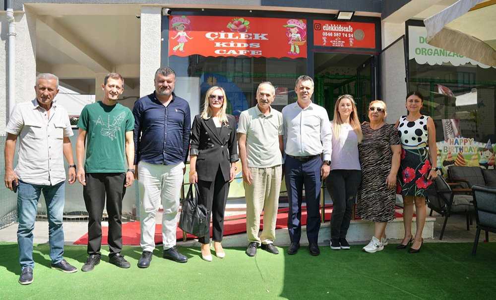 Başkan Sarıkurt Esnaf Ziyaretlerini Sürdürüyor