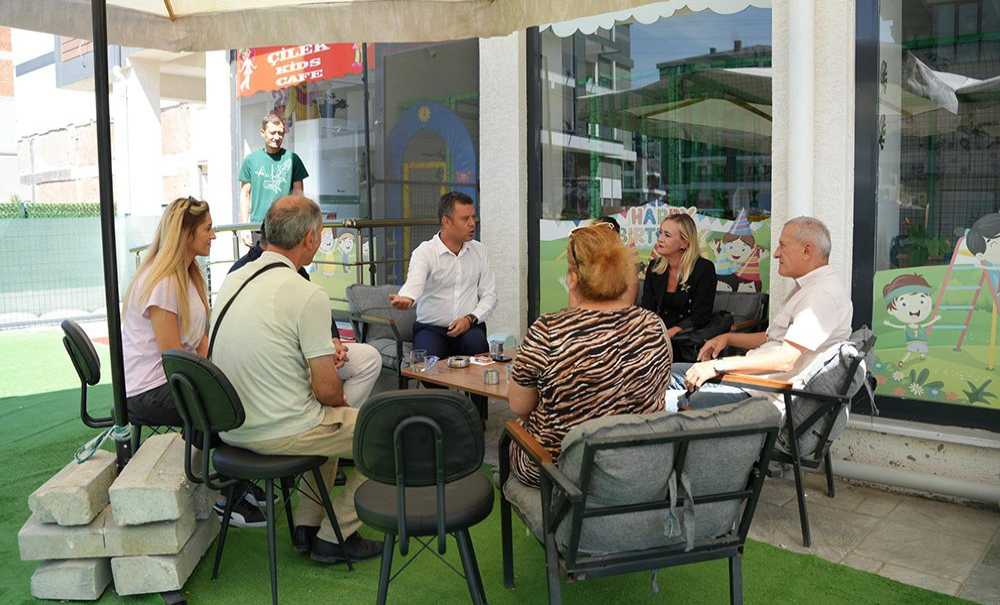 Başkan Sarıkurt Esnaf Ziyaretlerini Sürdürüyor