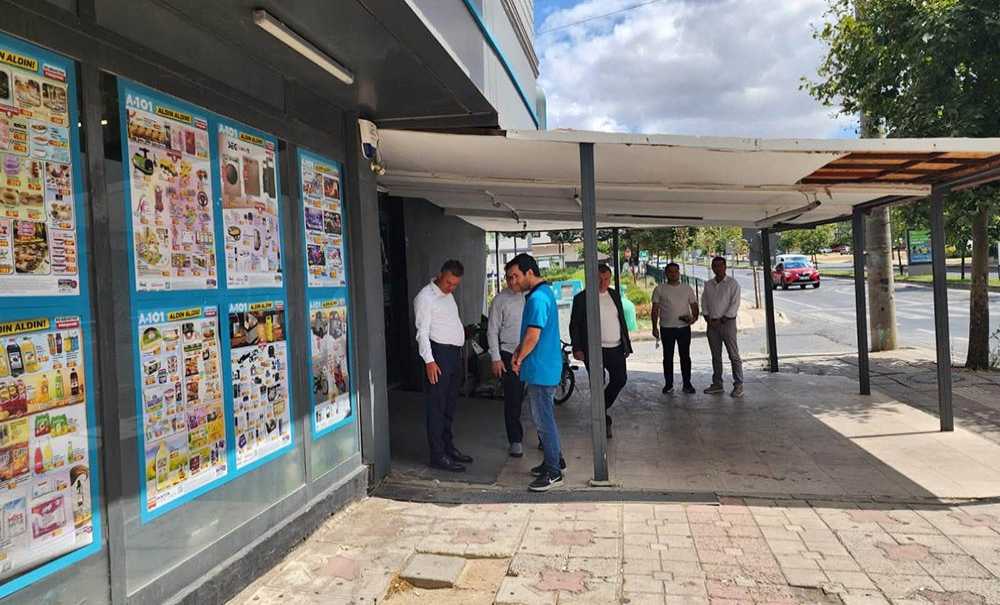 Başkan Sarıkurt Marketleri İnceledi