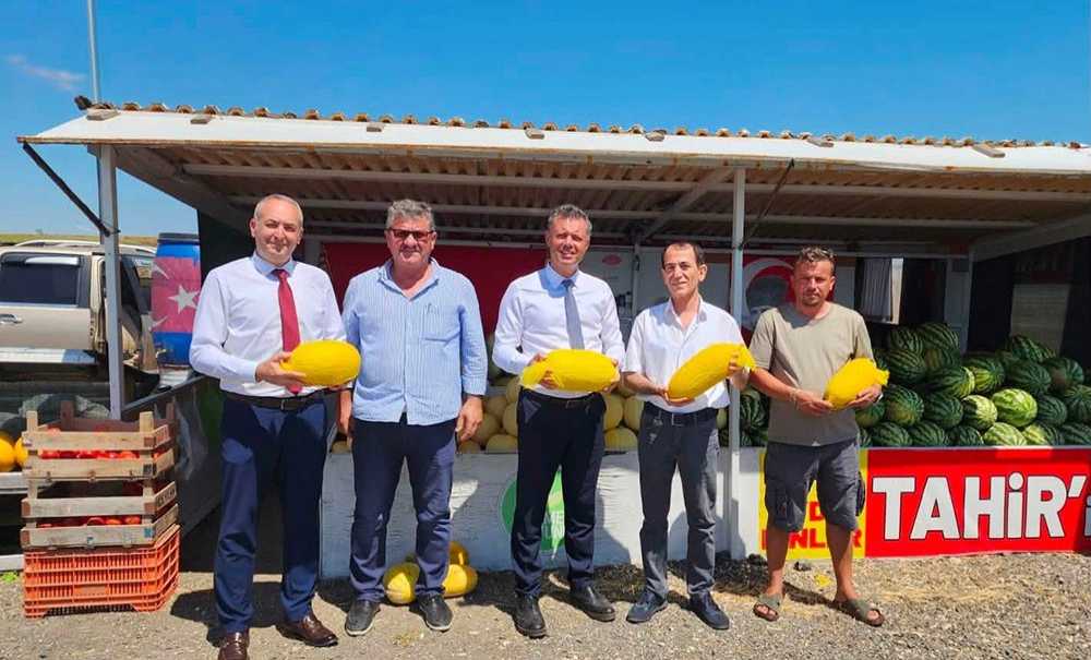 Başkan Sarıkurt Seymen Kavunu Statlarını Ziyaret Etti