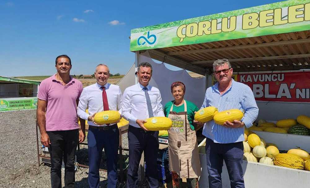 Başkan Sarıkurt Seymen Kavunu Statlarını Ziyaret Etti