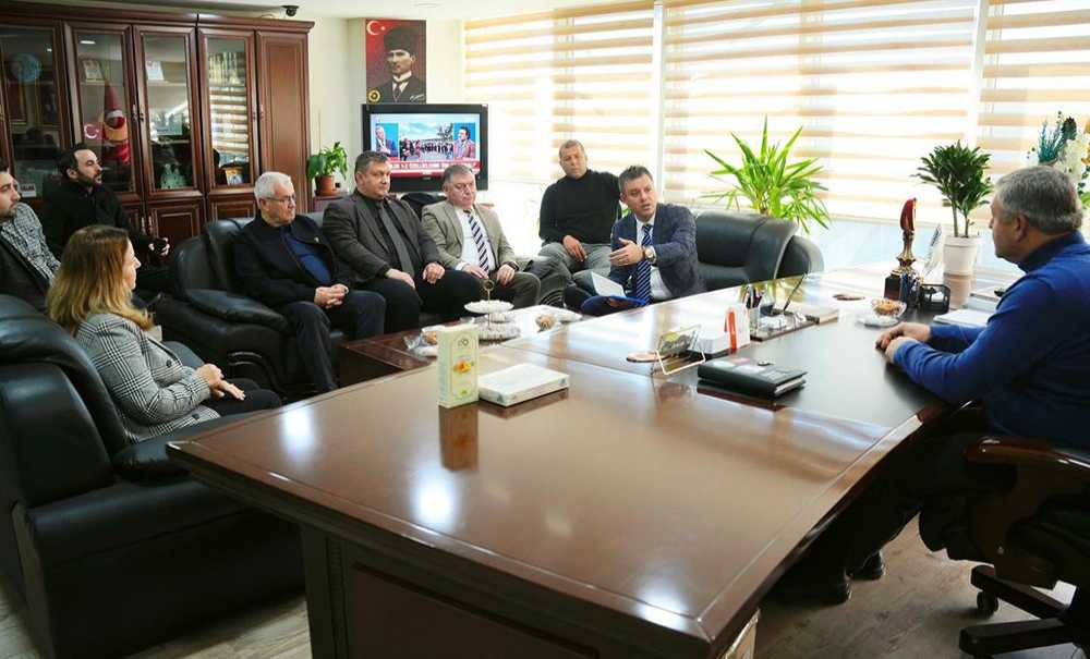 Başkan Sarıkurt'tan Cumhur İttifakına Çed Ziyareti