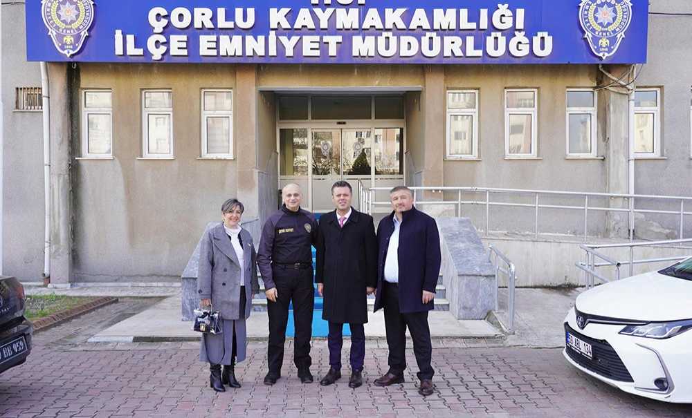 Başkan Sarıkurt'tan Emniyet Müdürü Vatansevere Ziyaret