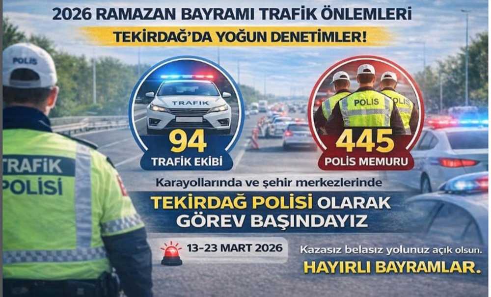 Bayramda 94 Ekip, 450 Polis Memuru Denetim Yapacak