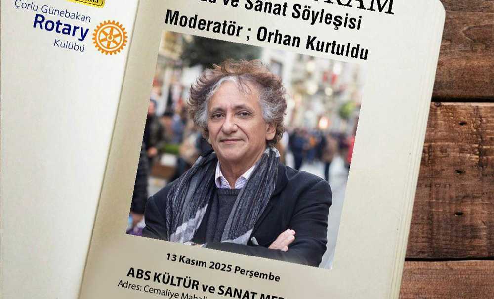 Bedri Baykam Çorlu'ya Geliyor