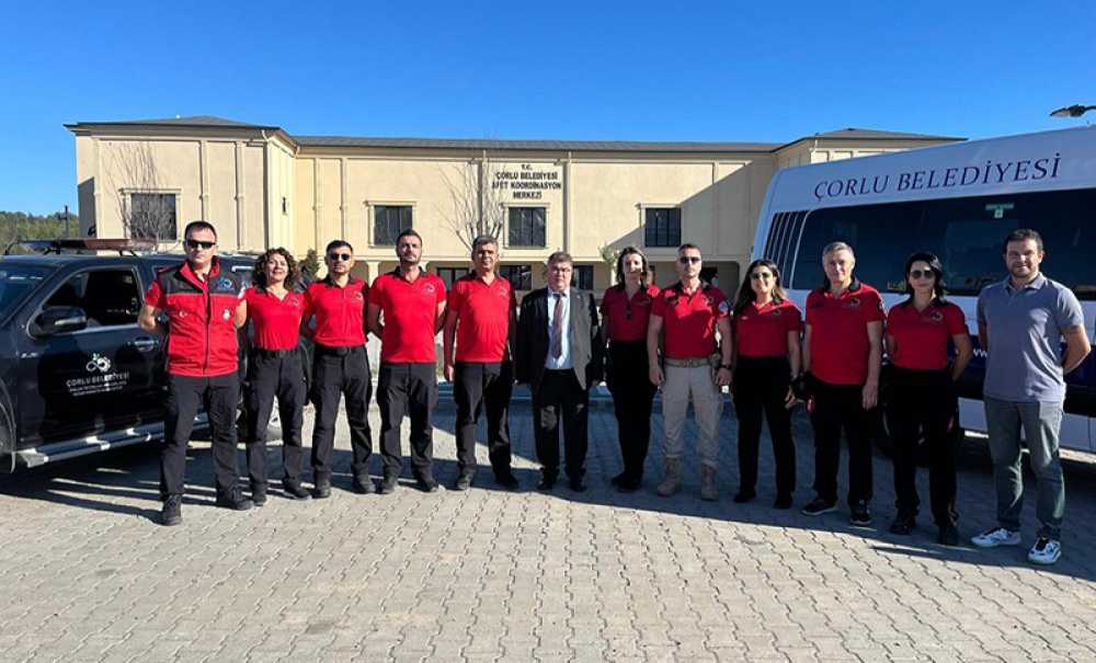 Belediye Ekipleri Eğitim İçin Afad Kampına Gitti