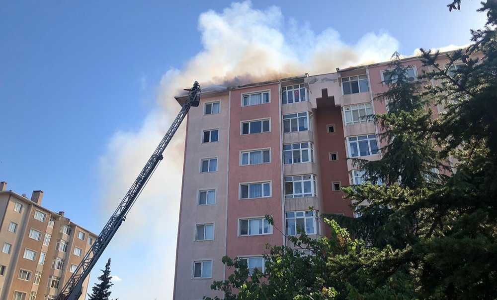 Belediye Konutlarında Korkutan Yangın