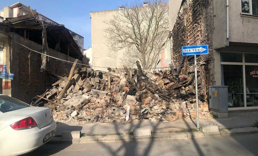 Belediye Metruk Binayı Sonunda Yıkıldı