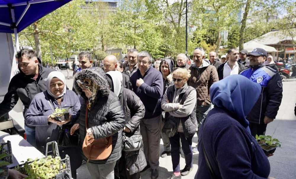 Belediye Seymen Kavunu Fidesi Dağıttı