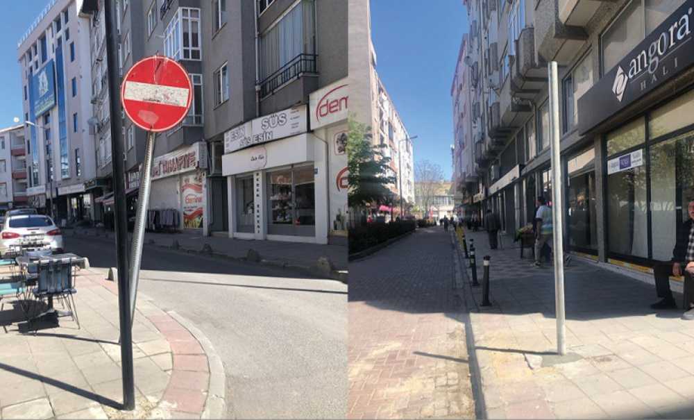 Belediye Yamuk Tabelaları Değiştirdi