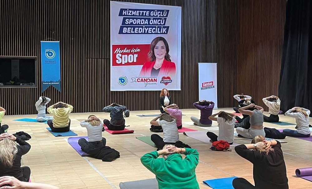 Büyükşehir Belediyesi'nde Yoga Dersleri Başladı