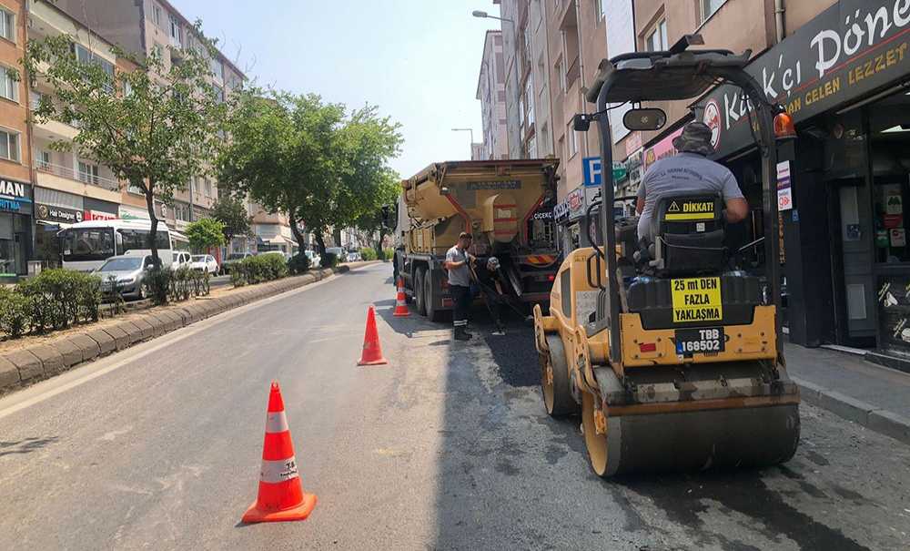 Büyükşehir Kazılan Yerin Asfaltını Attı