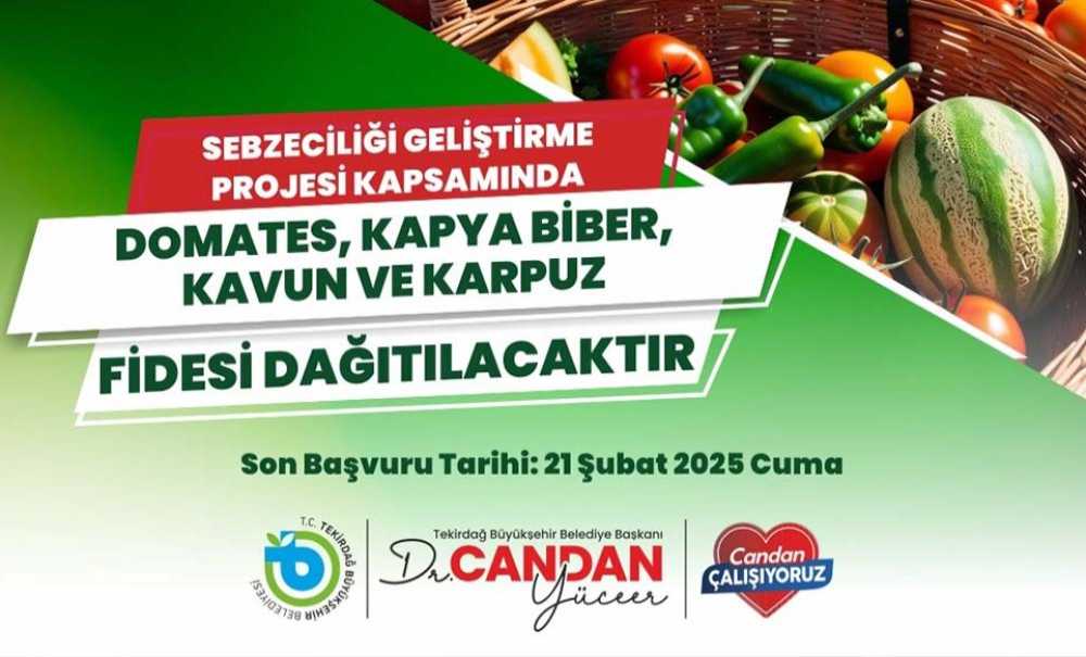 Büyükşehirden Çiftçilere Fide Desteği