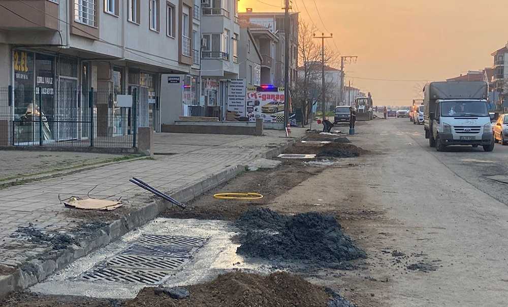 Büyükşehirden O Bölgeye Yağmur Suyu Hattı