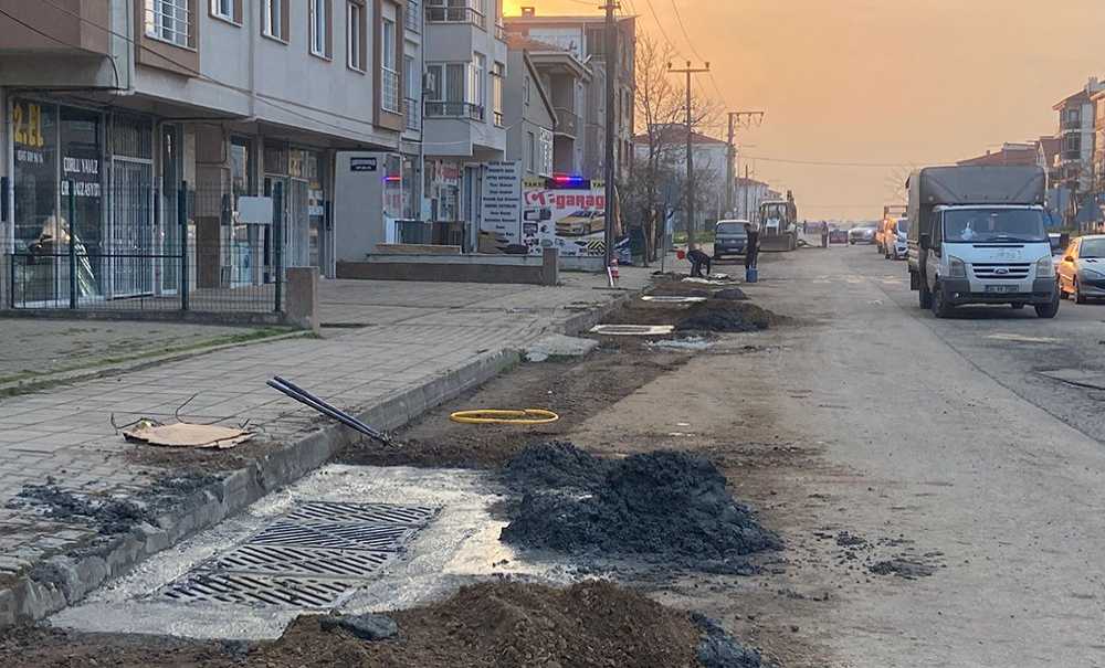 Büyükşehirden O Bölgeye Yağmur Suyu Hattı