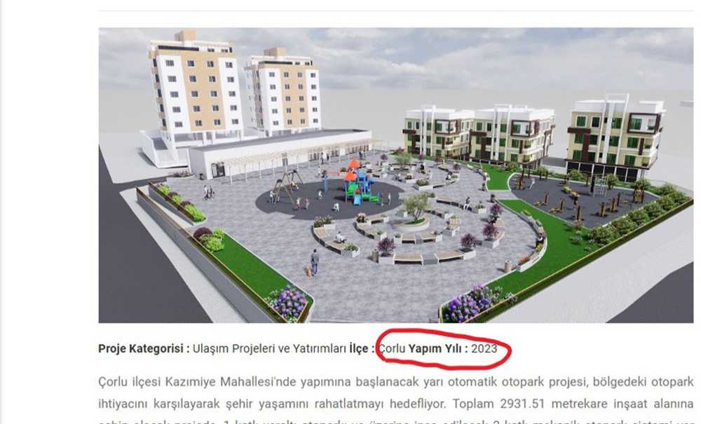 Büyükşehirin Çorlu'daki Projeleri ‘Sözde' Kalıyor!