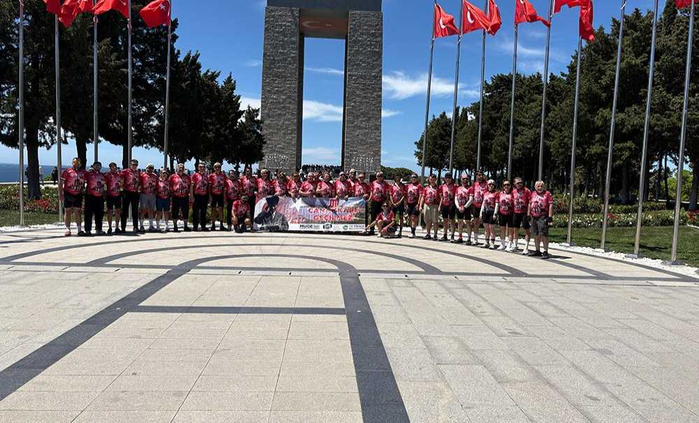 Çanakkale Şehi̇tli̇ği̇ne Bi̇si̇klet Turu Düzenlendi̇