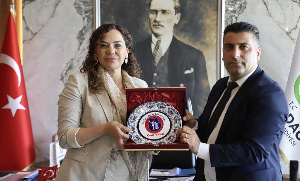 Cem Vakfı'ndan Başkan Yüceer'e Ziyaret