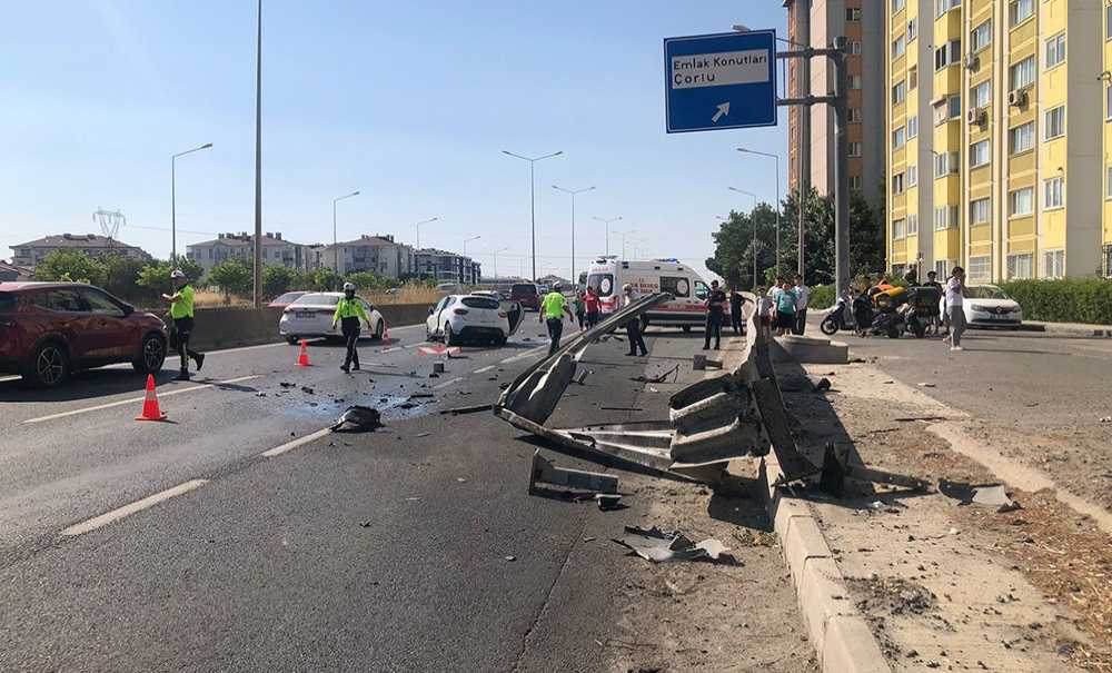 Çevre Yolundaki Kazada 3 Kişi Yaralandı