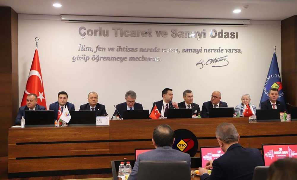 Chp Ekonomi Masası Çorlu'da Temaslarda Bulundu