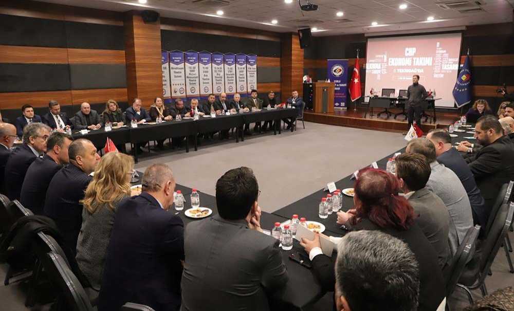 Chp Ekonomi Masası Çorlu'da Temaslarda Bulundu