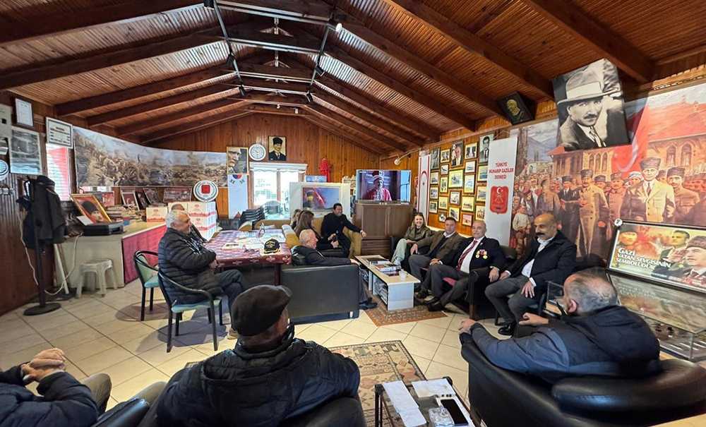 Chp Gaziler Derneğini Ziyaret Etti